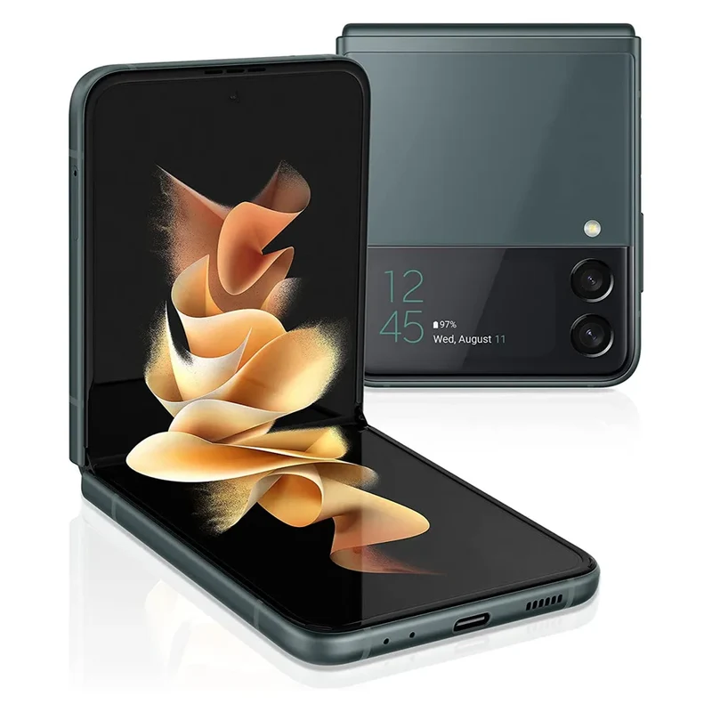 Samsung Galaxy Z Flip3 Flip 3 5G F711U1 F711N F711B 6.7" 8GB 128/256GB NFC Snapdragon Chipset Unlocked Foldable Smart Phone