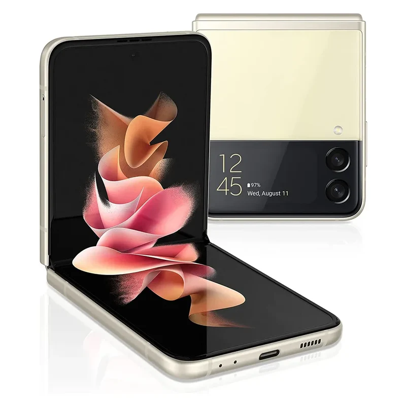 Samsung Galaxy Z Flip3 Flip 3 5G F711U1 F711N F711B 6.7" 8GB 128/256GB NFC Snapdragon Chipset Unlocked Foldable Smart Phone
