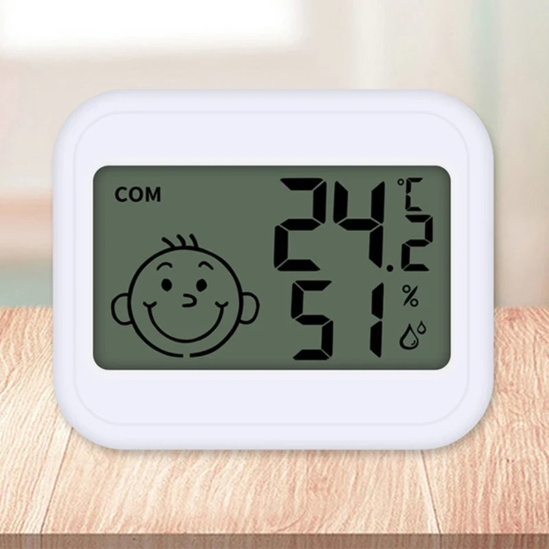 LED Thermometer Thermo-Hygrometer Multifunction Electronic Clock Temperature Humidity Meter Weather Station for Home With Alarm