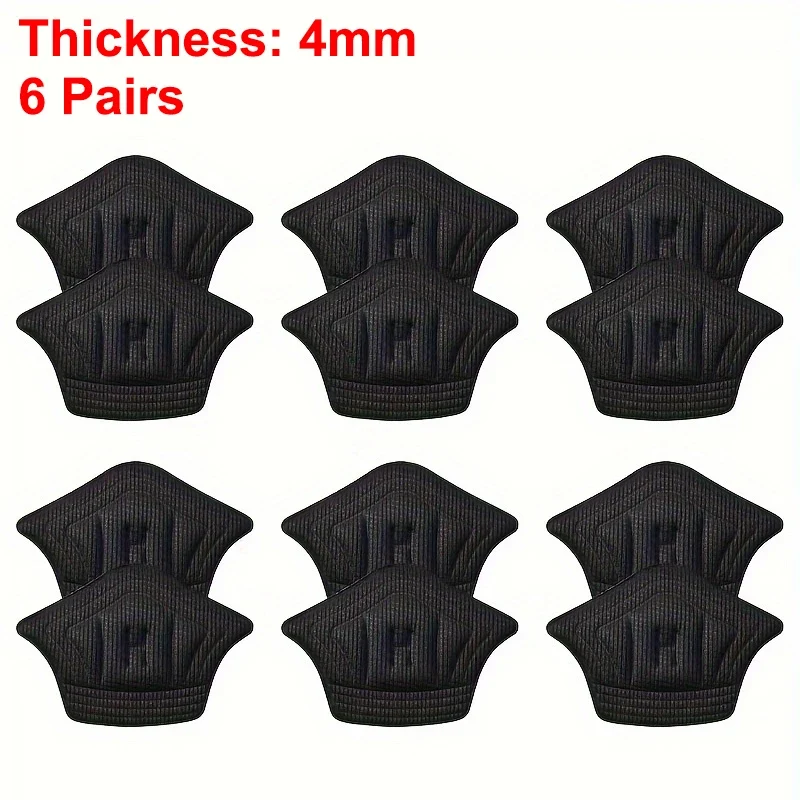 3pairs/6pairs Insoles Patch Heel Pads for Sport Shoes Back Sticker Adjustable Size Antiwear Feet Pad Cushion Insert Insole