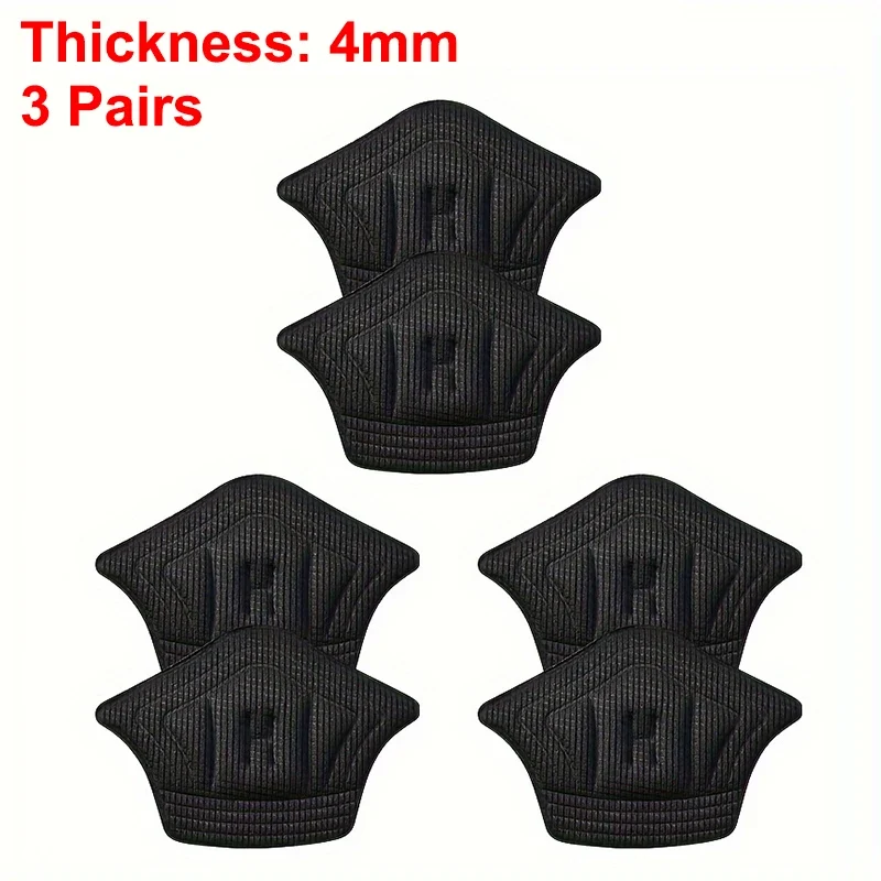 3pairs/6pairs Insoles Patch Heel Pads for Sport Shoes Back Sticker Adjustable Size Antiwear Feet Pad Cushion Insert Insole