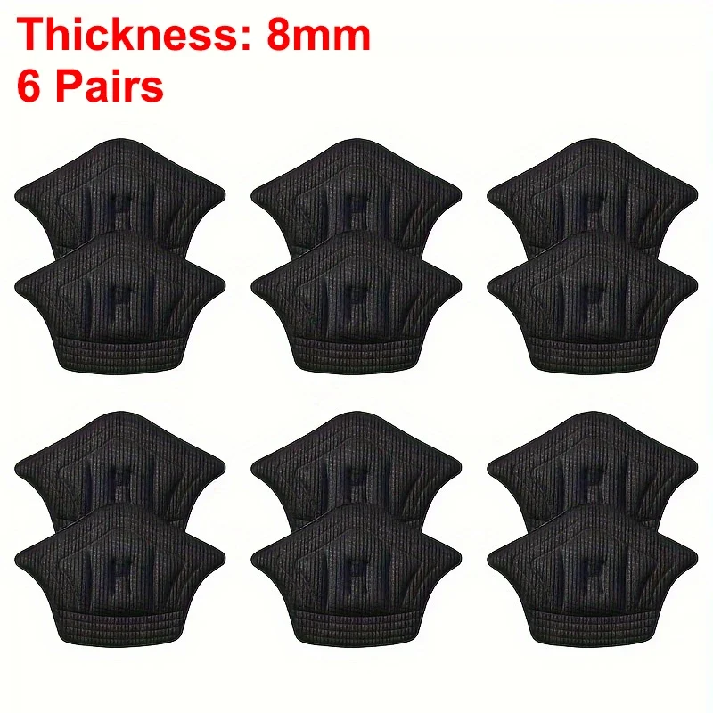 3pairs/6pairs Insoles Patch Heel Pads for Sport Shoes Back Sticker Adjustable Size Antiwear Feet Pad Cushion Insert Insole