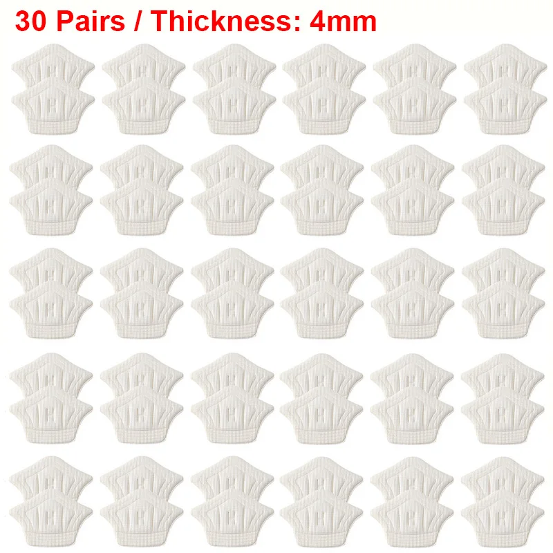 3pairs/6pairs Insoles Patch Heel Pads for Sport Shoes Back Sticker Adjustable Size Antiwear Feet Pad Cushion Insert Insole