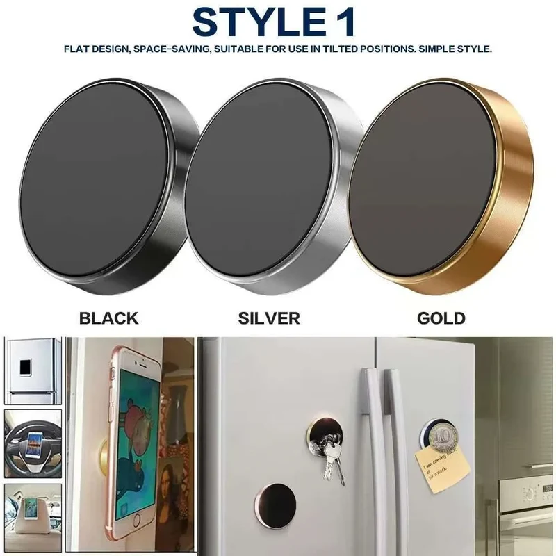 Magnetic Car Phone Holder Universal Car Phone Stand for iPhone Xiaomi Huawei Samsung Dashboard Wall Mounted Car Magnet Sticker