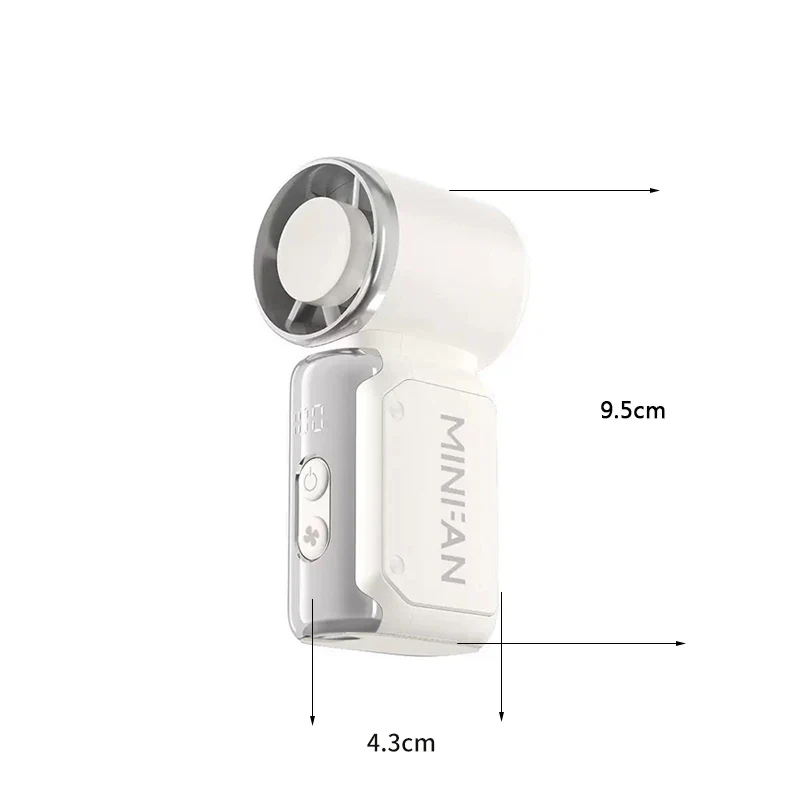 Mini handheld fan, portable small electric fan, USB charging portable pocket fan, suitable for outdoor, travel, and office use