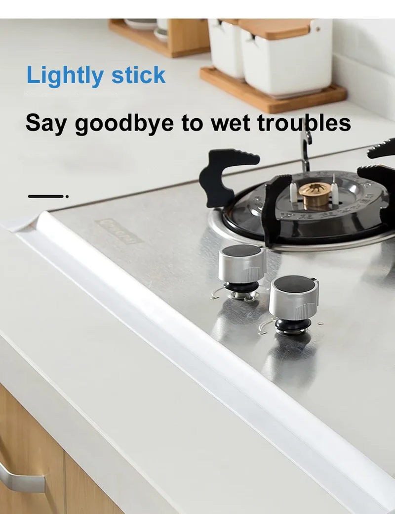 3.2M Bath Caulk Tape Self Adhesive PVC Oil-Proof Kitchen Sink Edge Corner Wall Sticker Waterproof Toilet Sealing Strip Tape