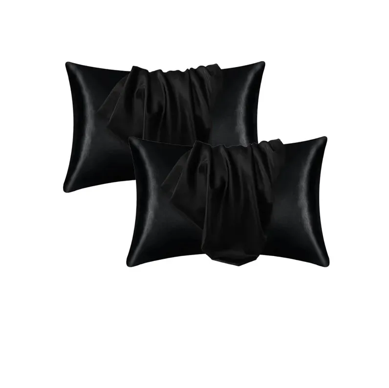 100% Silk Pillowcase Pillow Cover Silky Satin Hair Beauty Pillowcase Comfortable Pillow Case Home Decor Pillow Covers.