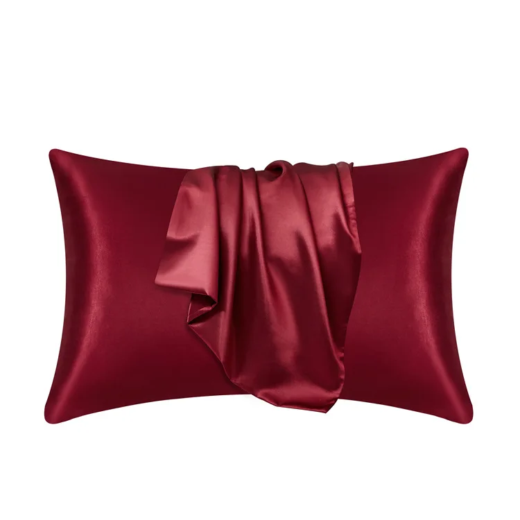 100% Silk Pillowcase Pillow Cover Silky Satin Hair Beauty Pillowcase Comfortable Pillow Case Home Decor Pillow Covers.