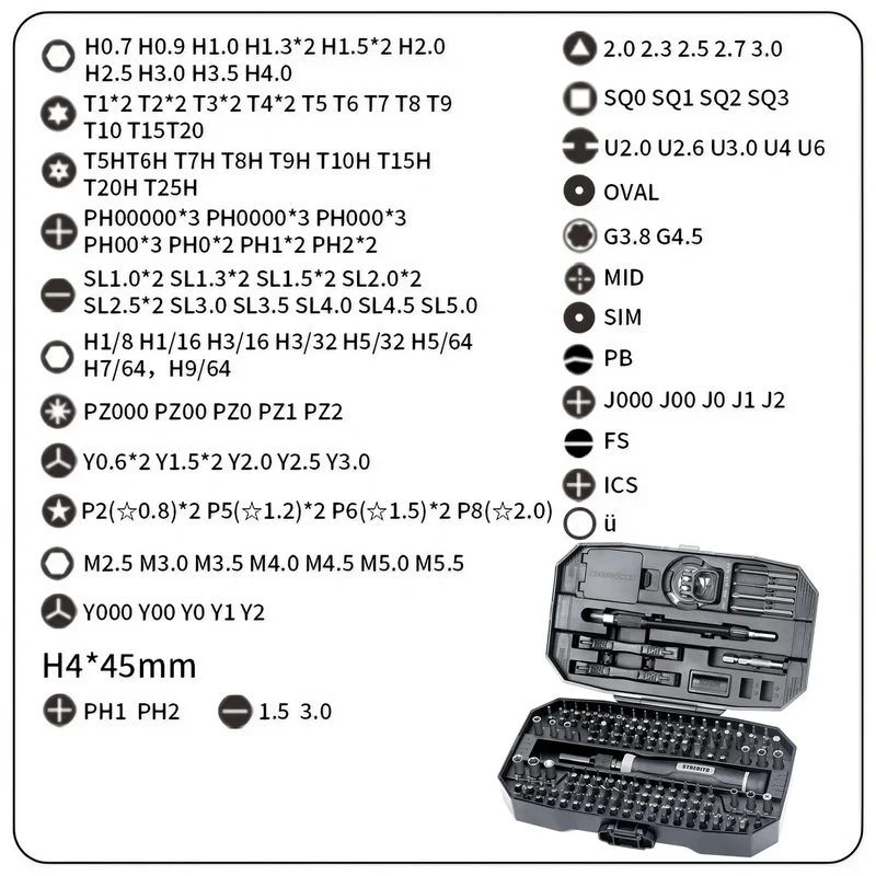 Precision Screwdriver Set, Laptop Tool Kit, 152/25 in 1 Professional Computer Screwdriver Repair Kit T5 T6 Torx Screwdriver
