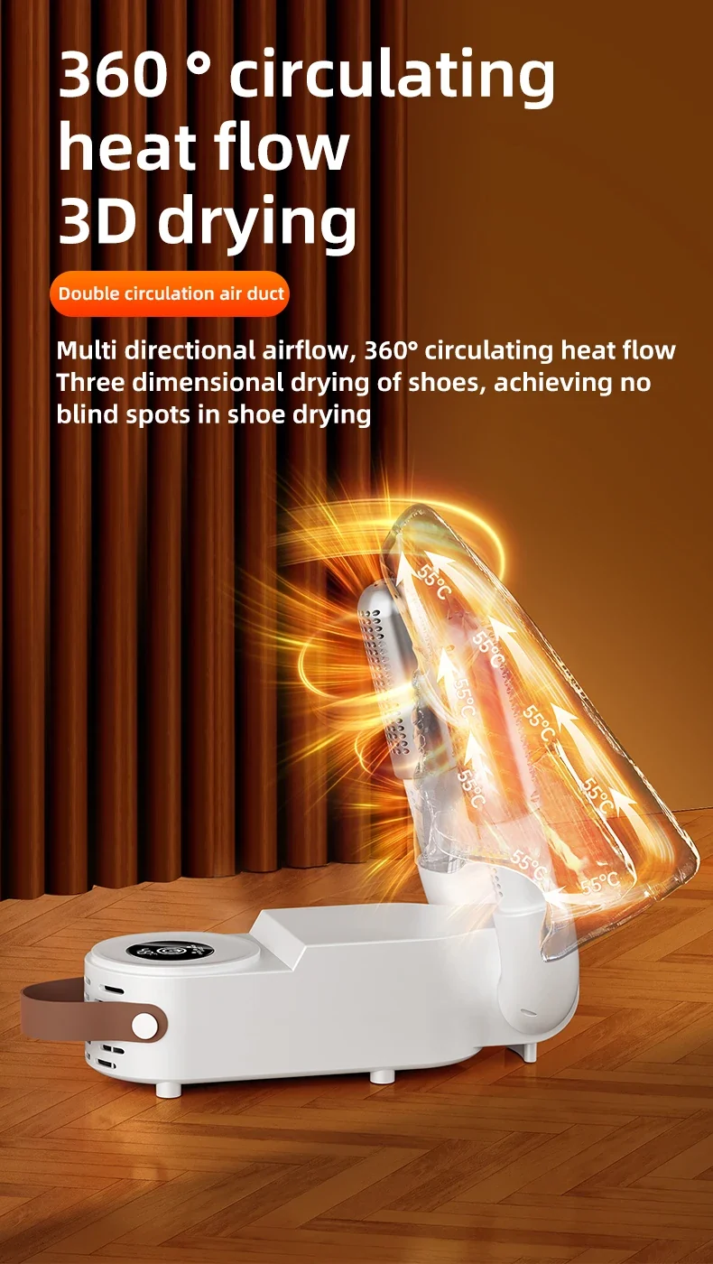HOMEFISH Korean Style Electric Shoe Dryer 220V - Footwear Heater for Deodorizing And Sterilizing Home Use Appliance