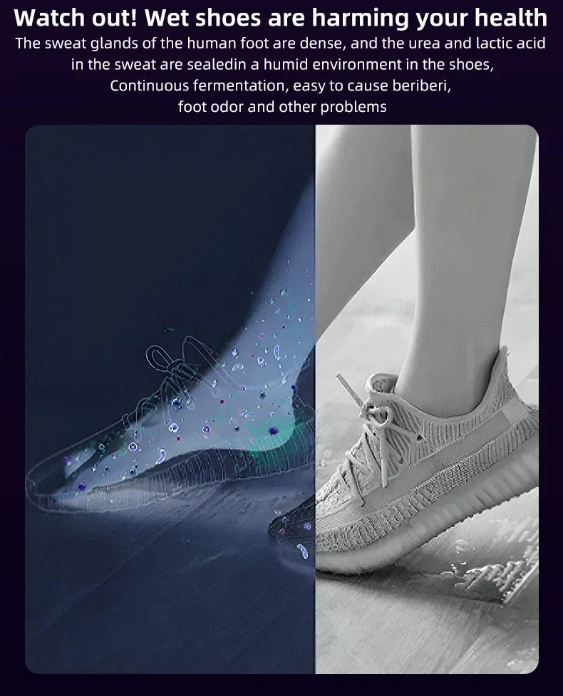 HOMEFISH Korean Style Electric Shoe Dryer 220V - Footwear Heater for Deodorizing And Sterilizing Home Use Appliance
