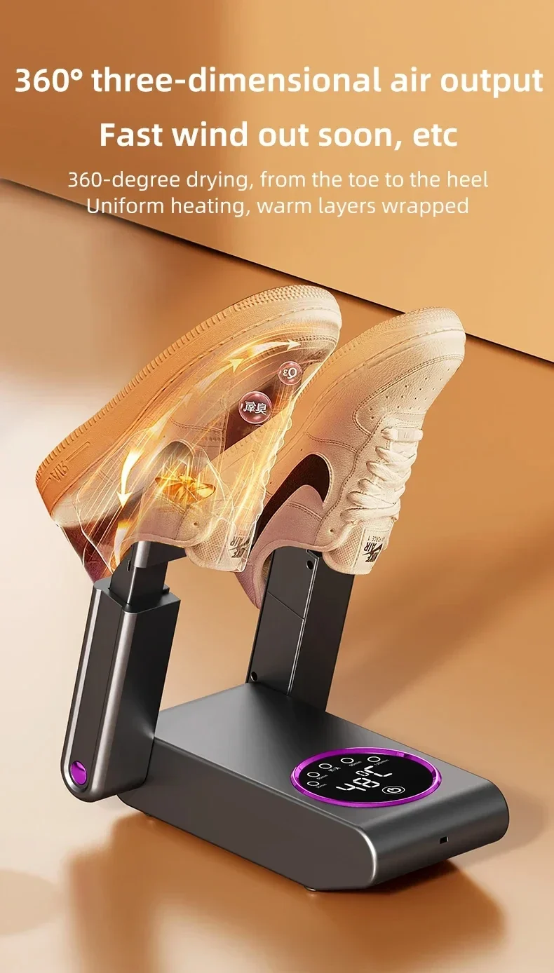 HOMEFISH Korean Style Electric Shoe Dryer 220V - Footwear Heater for Deodorizing And Sterilizing Home Use Appliance