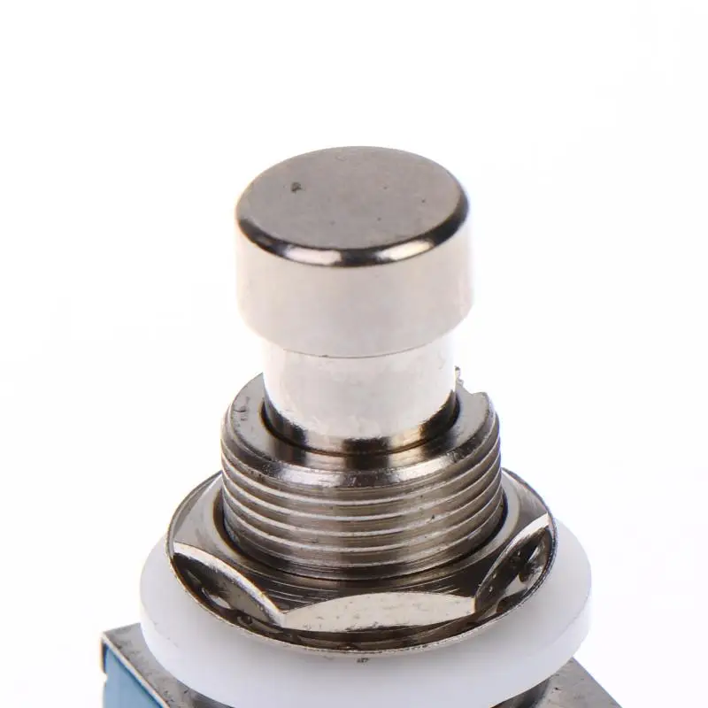 NEW 1/3Pcs Button Direct Conversion Switch 9 Pin 3PDT Latching Guitar Switch Guitar Effects Pedal Box Stomp Foot True Bypass