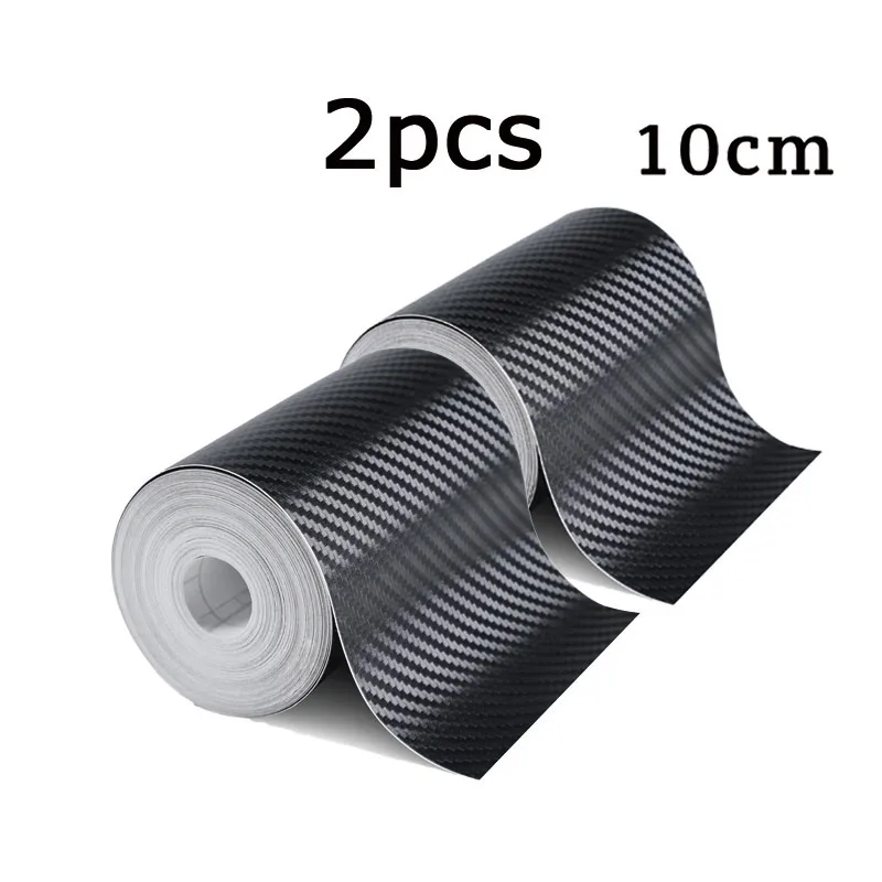 1-5m Nano Carbon Fiber Car Tape Sticker Door Mirror Paste Protector Strip DIY Protection Protective Film Waterproof Adhesive
