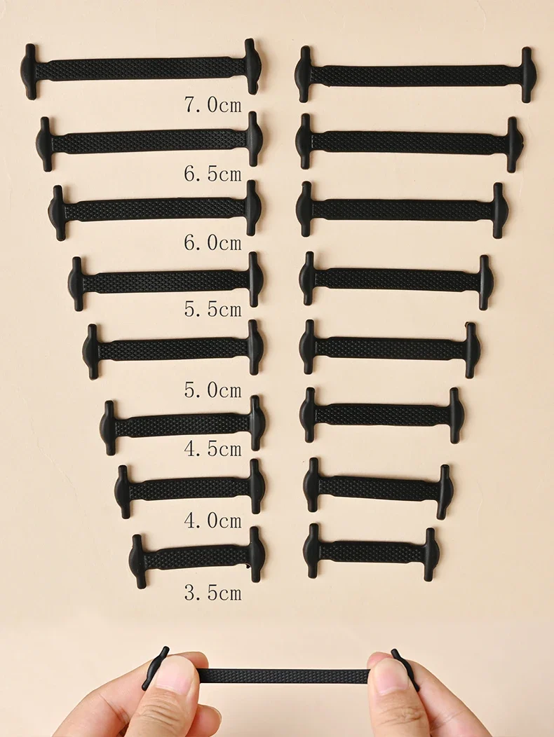 16pcs/lot Silicone Shoelaces No Tie Shoelaces 12 colors Elastic Lace Shoelace Creative Lazy Silicone Laces Rubber Lace