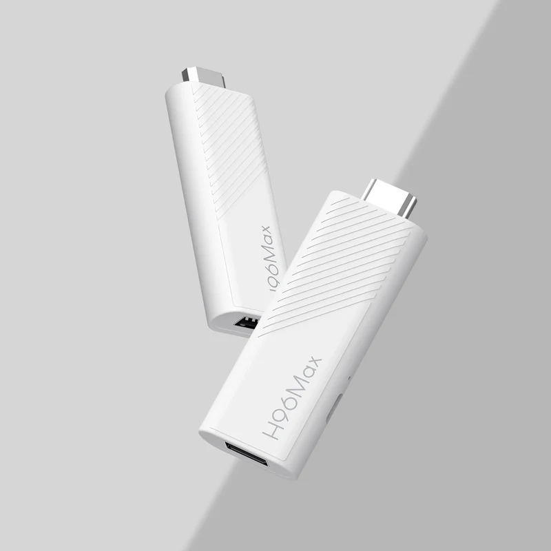 H96 MAX Android TV Stick Allwinner H313 with 2.4G Wifi 5G Wifi6 Dual Brand 8GB 16GB 4K 3D HDR Goole Voice Remote DC 5V 2A