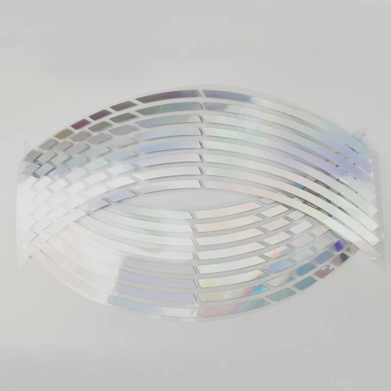 Car Styling Strips Reflective Motocross Bike Motorcycle Wheel Stickers and Decals 17/18 Inch Reflective Rim Tape 1 Set 7 Colors