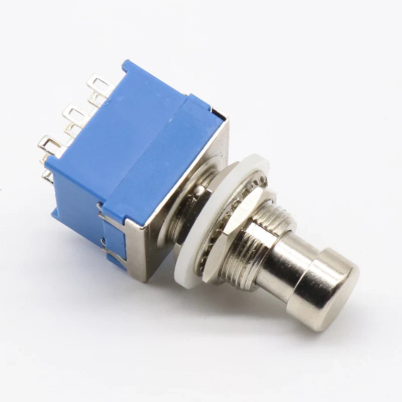 3PDT 9 pins Guitar Effects push button Switch foot pedal switches guitar switch