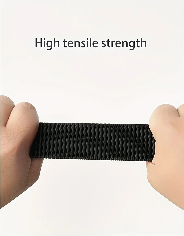 New Automatic Buckle Belt, Canvas Tactical Workwear Casual Outdoor Military Training Pants Belt For Men