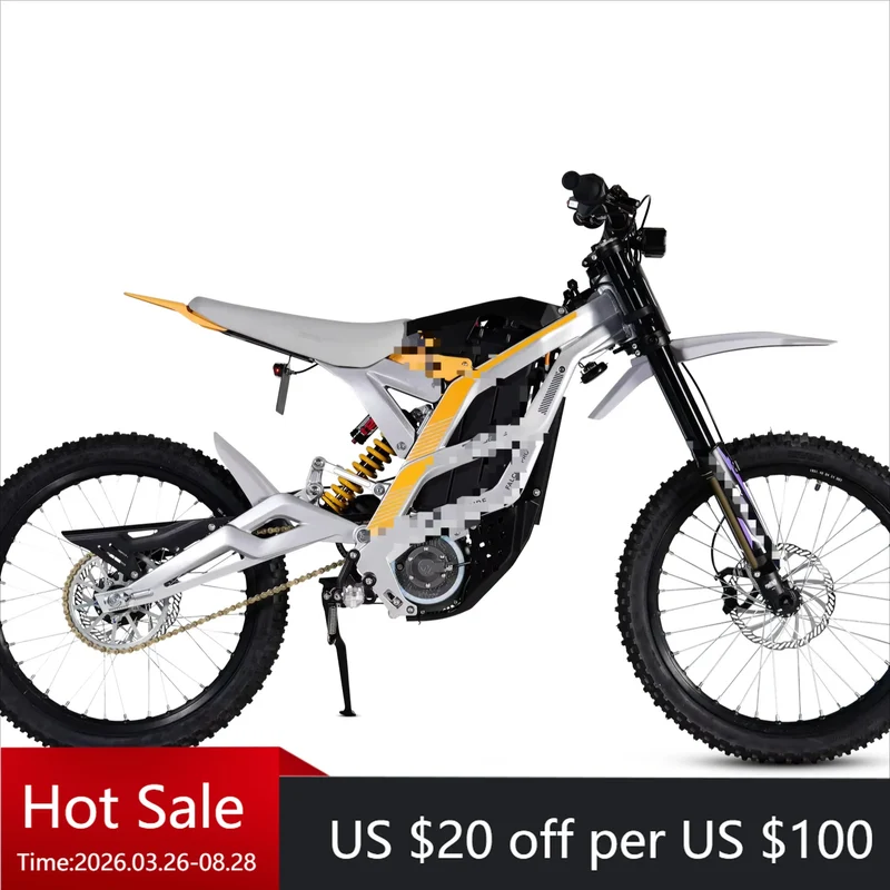 Tc Aluminum Alloy Full Absorber Falcon Electric Off-Road Vehicle Adult 72V Off-Road Motorcycle Mountain Highway 10000W Brushless