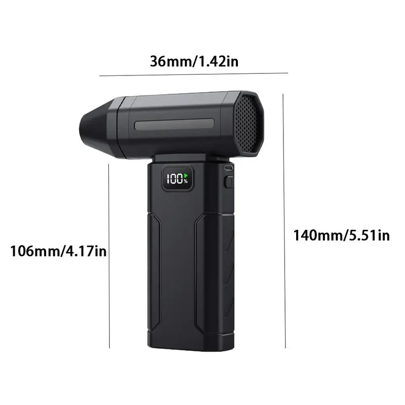 X8 Brushless Turbo Jet Fan Blower 150000RPM Powerful Electric Air Blower Vacuum Dust Cleaner Portable Dust Cleaner Violent Fan