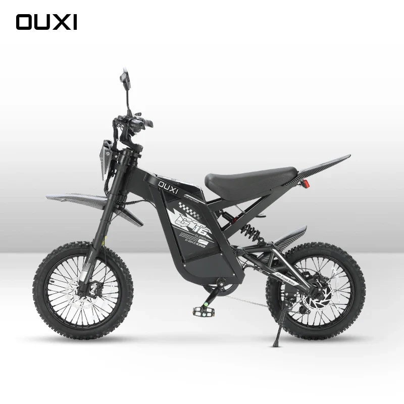 TcBR Warehouse OUXI Aluminum Alloy Electric Fat Tire Bicycle 750W Motor 20AH Battery 7 Speed Color LCD Adult Electric Bicycle GT