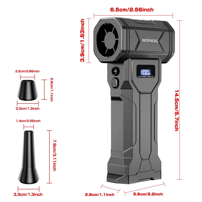 Blower Car Vacuum Cleaner Turbo Fan Violent Jet Fan Cleaning Blowing Tools Auto Dust Collector Portable Air Duster Hair Dryer