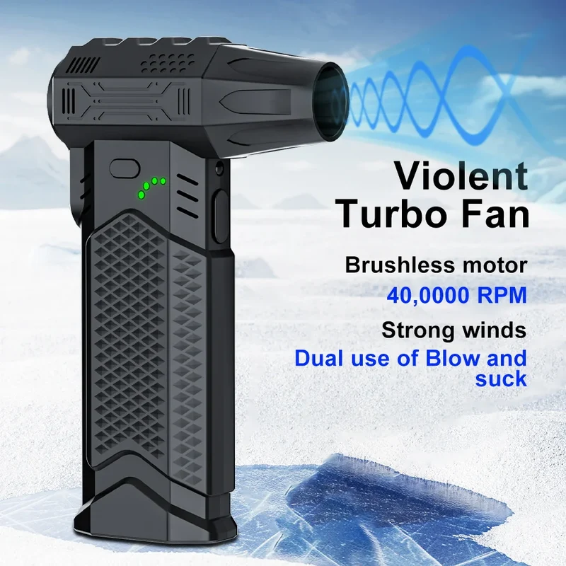 Blower Car Vacuum Cleaner Turbo Fan Violent Jet Fan Cleaning Blowing Tools Auto Dust Collector Portable Air Duster Hair Dryer
