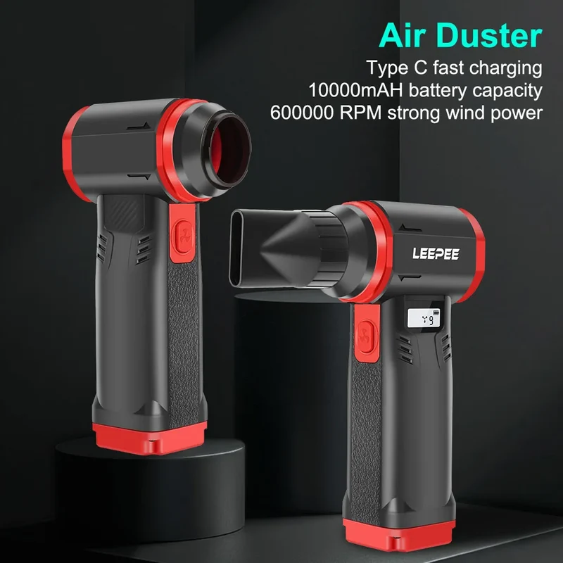 Blower Car Vacuum Cleaner Turbo Fan Violent Jet Fan Cleaning Blowing Tools Auto Dust Collector Portable Air Duster Hair Dryer