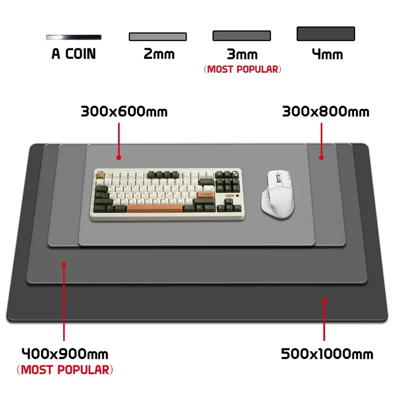 Perspective Grid Desk Mat Gaming Mat Pad on The Table Office Gamer Accessorie Keyboard Mat White Mouse Pad Mouse Carpet playmat