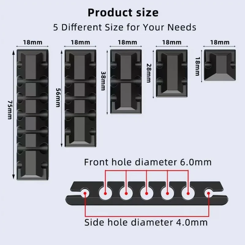 Silicone Cable Organizer USB Data Cable Winder Flexible Cable Management Cord Clips For Mouse Headphone Earphone Car Wire Holder