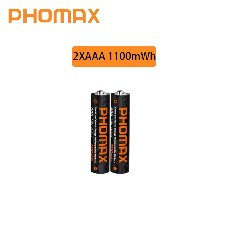 PHOMAX New Fast Charger&Rechargeable Battery,1.5V AA 4200mWh & AAA 1110mWh Lithium Battery For Remote Control Mouse SmartDoor
