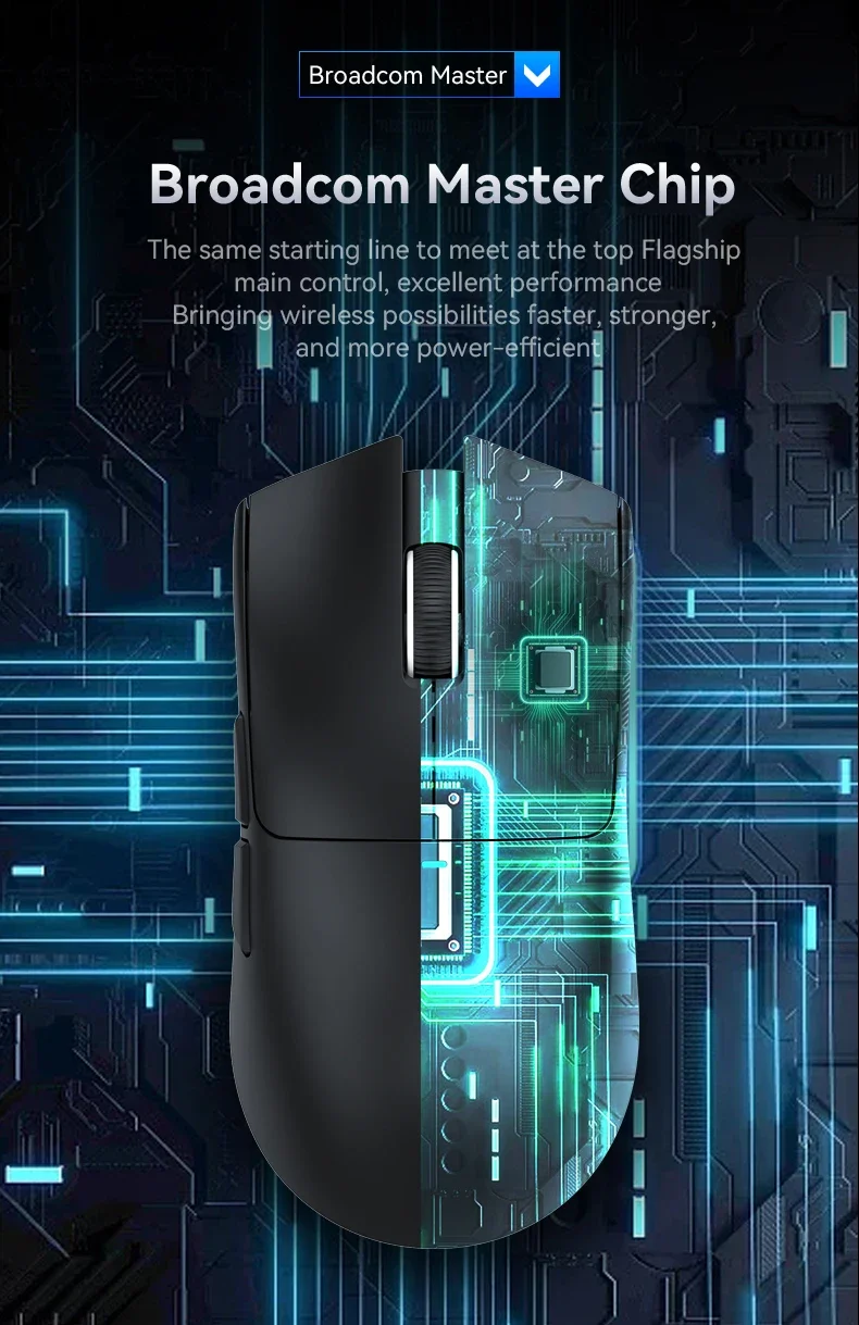 ATTACK SHARK X11 Wireless Gaming Mouse PAW3311 Sensor 22000DPI 3 Modes Wired 2.4G BT 280mAh Rechargeable Mouse