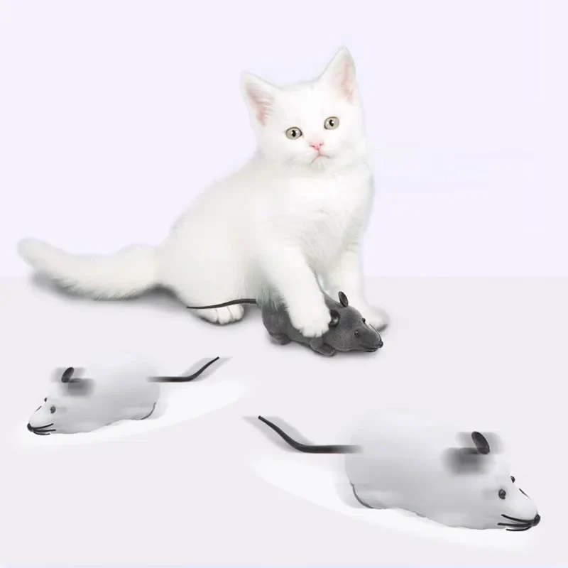 Robot Mouse Rat Funny Cat Toy with Remote Control Multicolor Mouse Wireless Controlled Rat Electric Interactive Pet Supplies