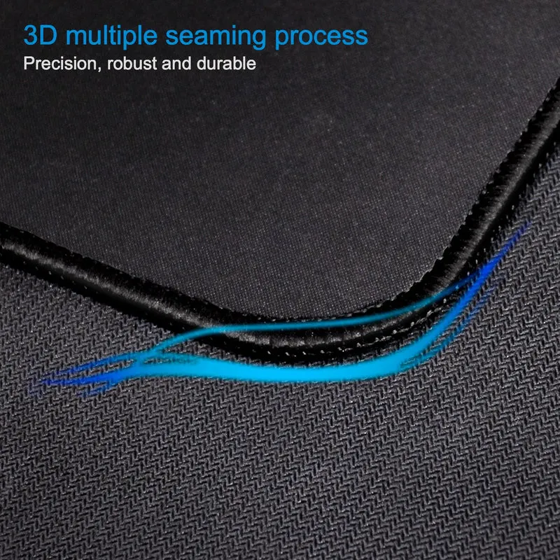 Mouse Pad with Stitched Edge Gaming Mousepad Small Non-Slip Rubber Base Washable Portable for Office Home Computer Laptop
