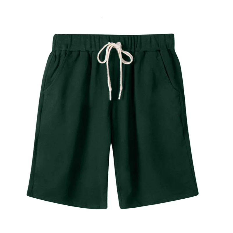 Small Sweat Pure Cotton Shorts Breathable Women's Summer High Waist Thin Loose Sports Casual Pants Slimming Straight Pants Women's Pants