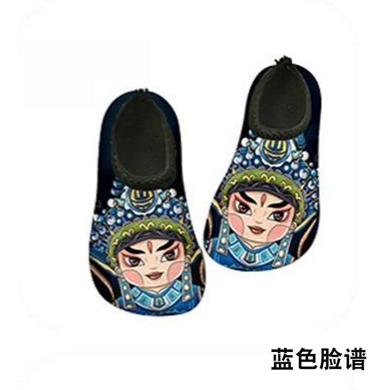 Cartoon Children's Beach Shoes Hard Sole Wading Shoes Diving Equipment Snorkeling Shoes and Socks Barefoot Swimming Shoes Diving Socks Quick-drying