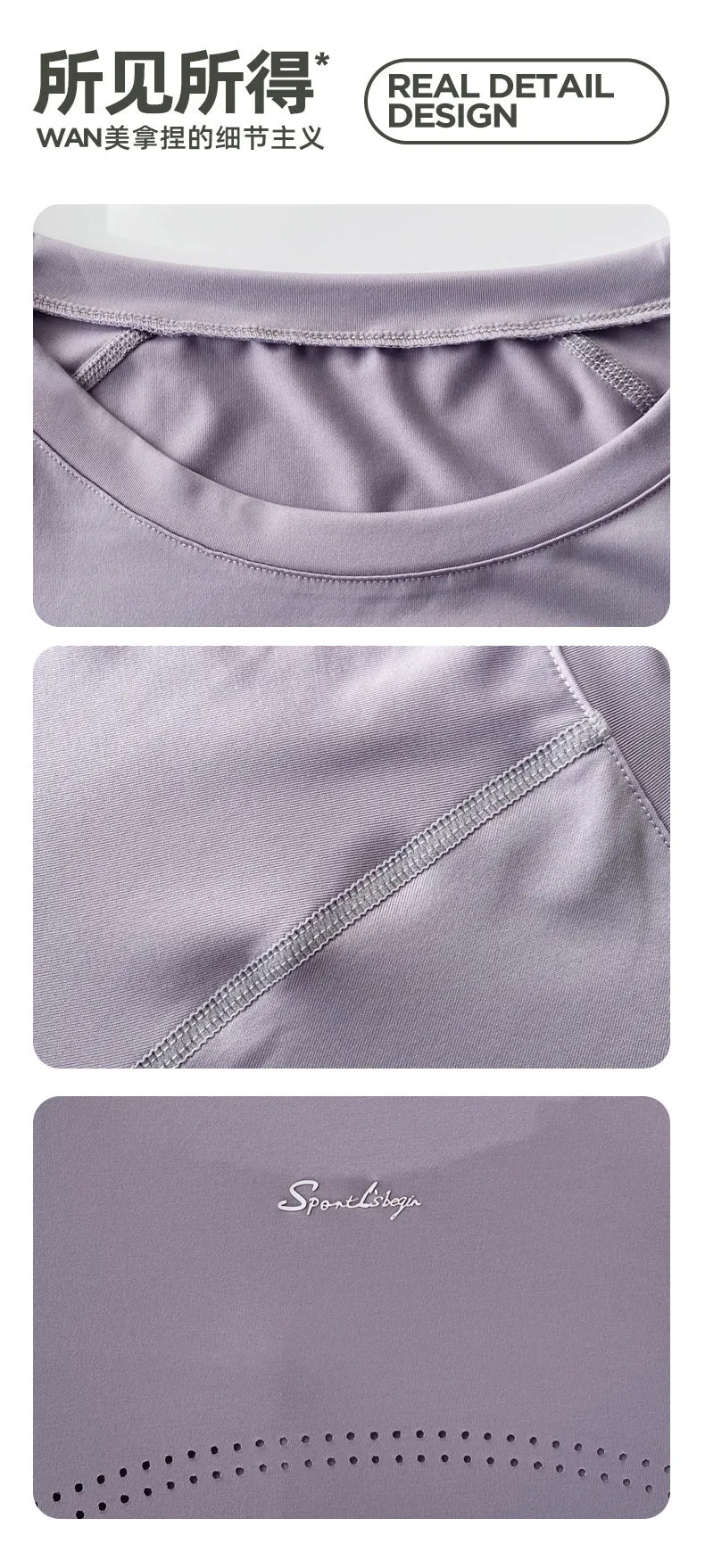 Yoga Clothing Short-sleeved Summer New Mid-length Hip Covering Slimming Quick-drying Top Breathable Fitness Sports T-shirt Women's Thin