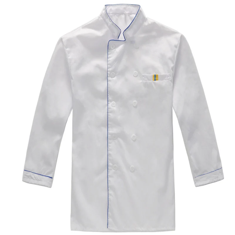Restaurant and Cafeteria Kitchen Uniforms, Hotel Chef Work Clothes, Autumn and Winter Clothing, Hotel Long-Sleeved Chef Uniforms, Custom Logo for Men
