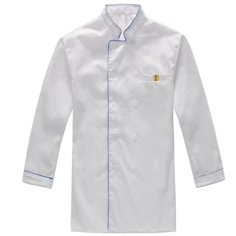 Restaurant and Cafeteria Kitchen Uniforms, Hotel Chef Work Clothes, Autumn and Winter Clothing, Hotel Long-Sleeved Chef Uniforms, Custom Logo for Men