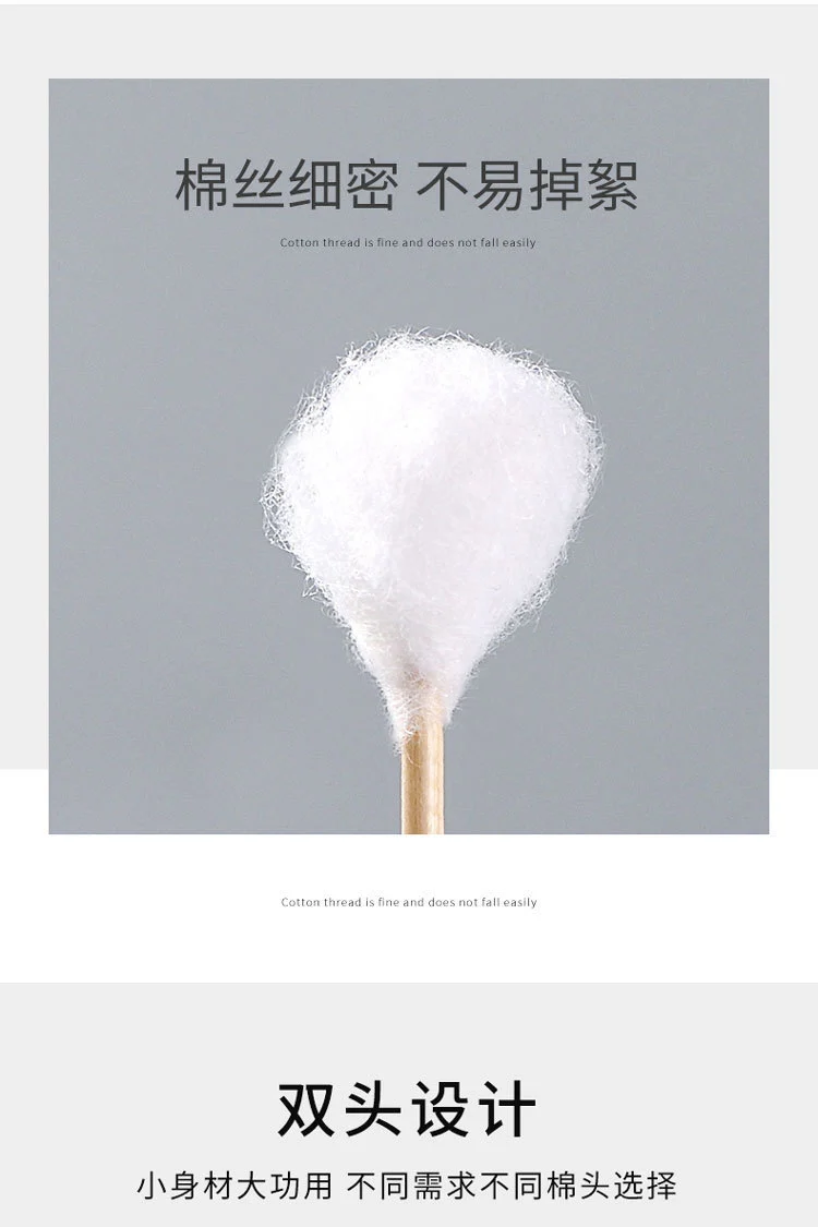 Disposable Cotton Swabs for Ear Removal, Baby Cotton Swabs, Makeup Remover Boxed Double-Ended Cotton Swabs, Cleaning Cotton Swabs, Cotton Swabs Wholesale