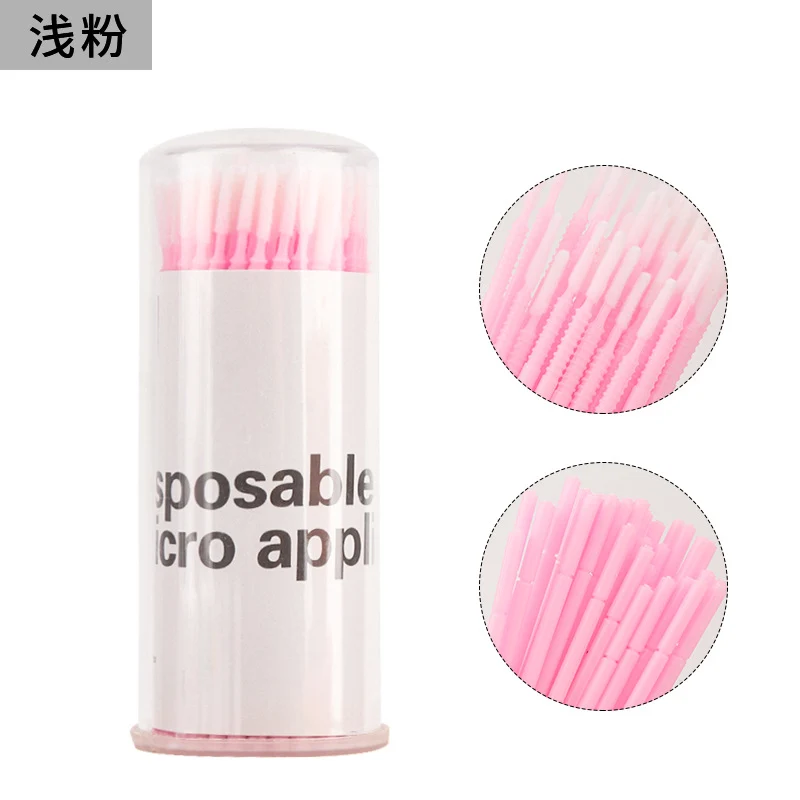 New wholesale long head cotton swab eyelash tattoo nail cleaning cotton swab eyelash disposable long thread cotton swab