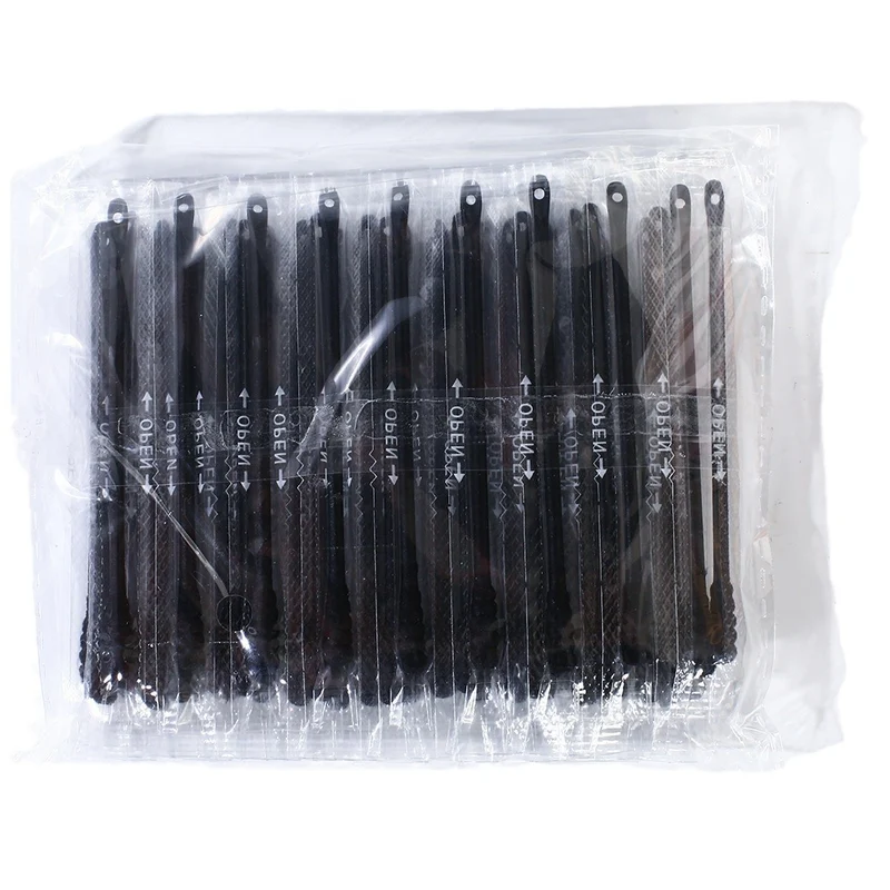 Black Extrusion Pox Stick Blackhead Care Double-headed Cotton Swab Independent Packaging Disposable Cotton Swab Multifunctional Makeup Remover Cotton Stick