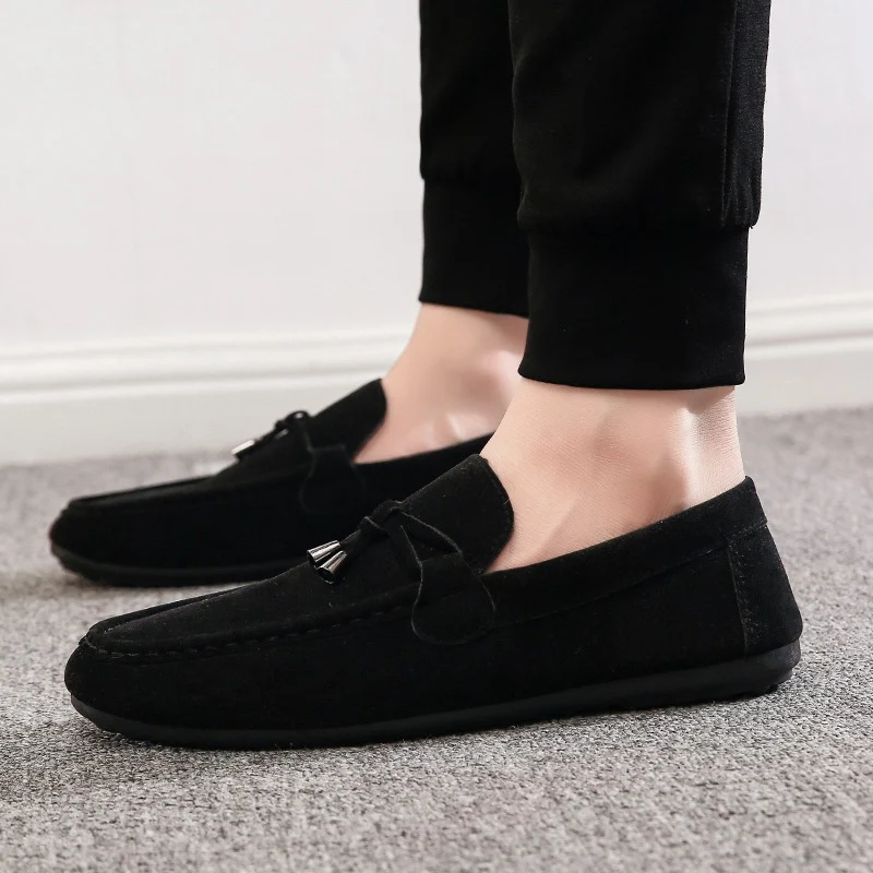 Men's loafers men's casual shoes, Korean style trendy cloth shoes, loafers, 2020 New