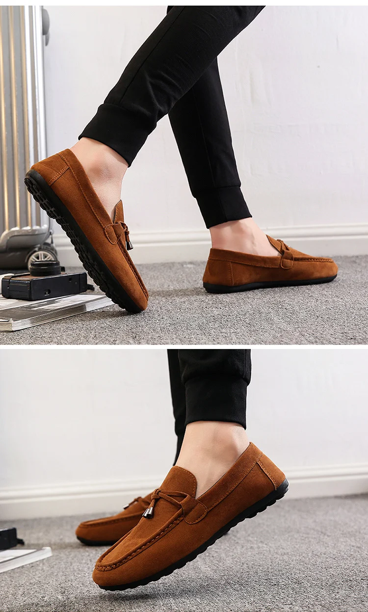 Men's loafers men's casual shoes, Korean style trendy cloth shoes, loafers, 2020 New