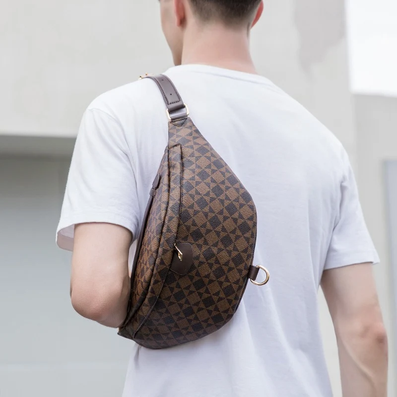 Wear-Resistant Waist Bag for Construction Site Work for Men and Women 2025 Spring and Summer New European and American Casual Versatile Trendy Big-Name Outdoor Chest Bag