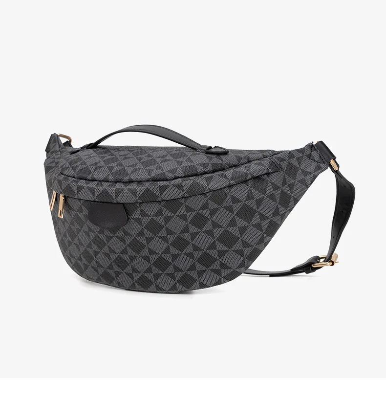 Wear-Resistant Waist Bag for Construction Site Work for Men and Women 2025 Spring and Summer New European and American Casual Versatile Trendy Big-Name Outdoor Chest Bag