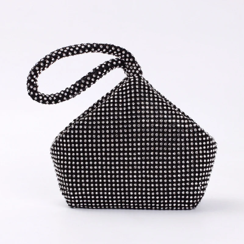 Cross-border Rhinestone Clutch Fashion Portable Cosmetic Bag Mine Bag Women's European and American Style Evening Bag Handbag