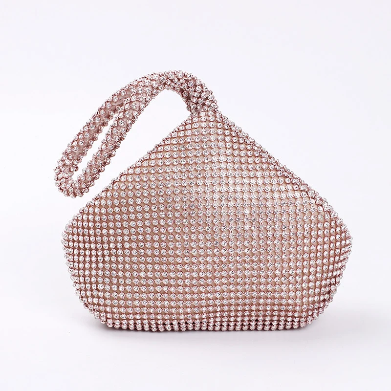 Cross-border Rhinestone Clutch Fashion Portable Cosmetic Bag Mine Bag Women's European and American Style Evening Bag Handbag