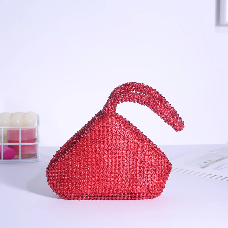 Cross-border Rhinestone Clutch Fashion Portable Cosmetic Bag Mine Bag Women's European and American Style Evening Bag Handbag